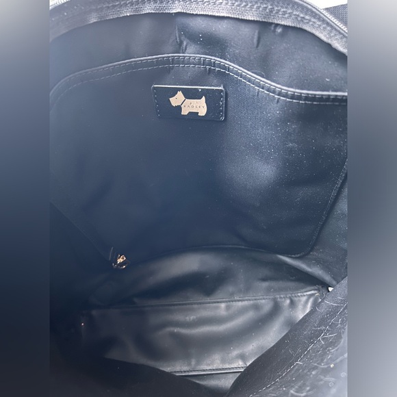 Radley London Pocket Essentials Backpack Handbag Womens Black Recycled Nylon - Picture 4 of 7